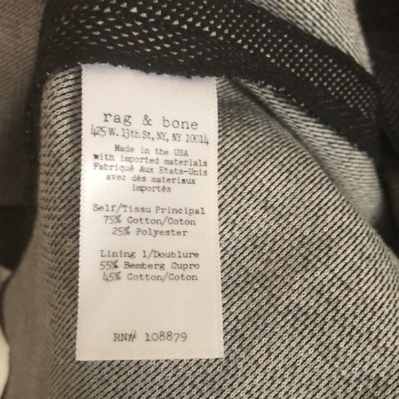 Rag & Bone Cotton-Blend Fit and Flare Dress - Picture 8 of 8